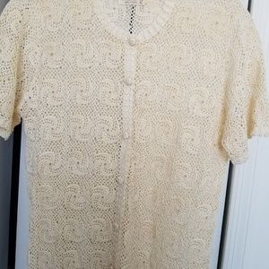 Hand crocheted best quality top